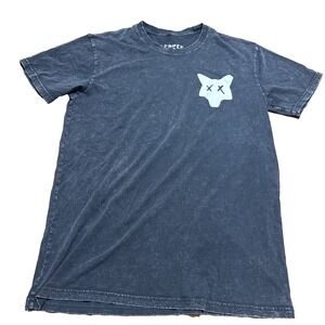 Copper Coyote Short Sleeve Tee shirt t-shirt  BLACK Grunge Large